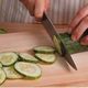 Chopping Cabbage Vegetables on a Glass Board 2 Chopping Cabbage Vegetables on a Glass Board 2
