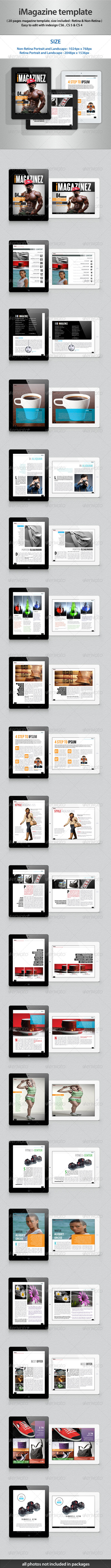 Imagazine Template - Digital Magazines ePublishing
