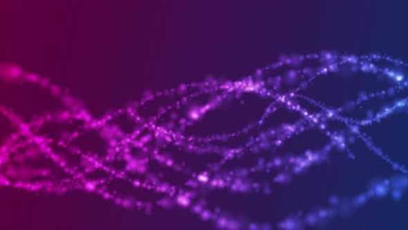 Blue Purple Concept Shiny DNA