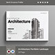 Architecture Portfolio Template Landscape 