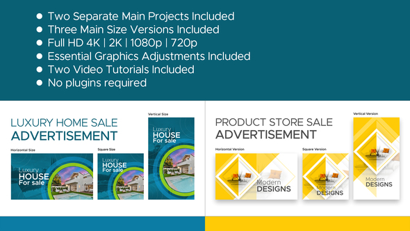 Luxury Home Sale & Product Store Sale AD Product Promo template preview