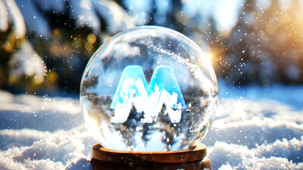 Merry Christmas Logo Reveal Logo Stings template preview