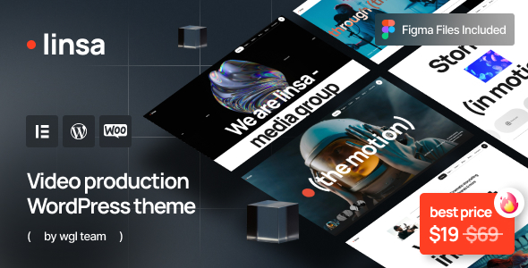 Linsa – Video Production WordPress Theme