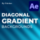 Diagonal Gradient Backgrounds - VideoHive Item for Sale