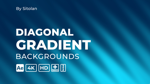 Diagonal Gradient Backgrounds Elements template preview