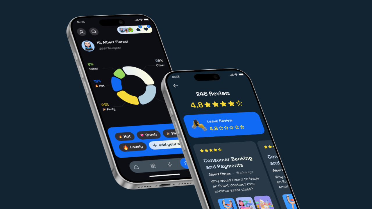 Social UI Pack – Dark Mode Screens for React Native (CLI + Expo) by ...