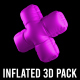 3D Glossy Inflated Pack – Trendy Plastic Shapes &amp; Visual FX PP - VideoHive Item for Sale