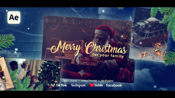 Christmas Slideshow Openers template preview