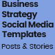 Business Strategy Instagram Stories - Posts Templates | Modern Coaching Social Media Pack 
