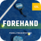 Forehand - Padel Google Slides template 