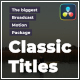 Classic Titles | DaVinci Resolve - VideoHive Item for Sale