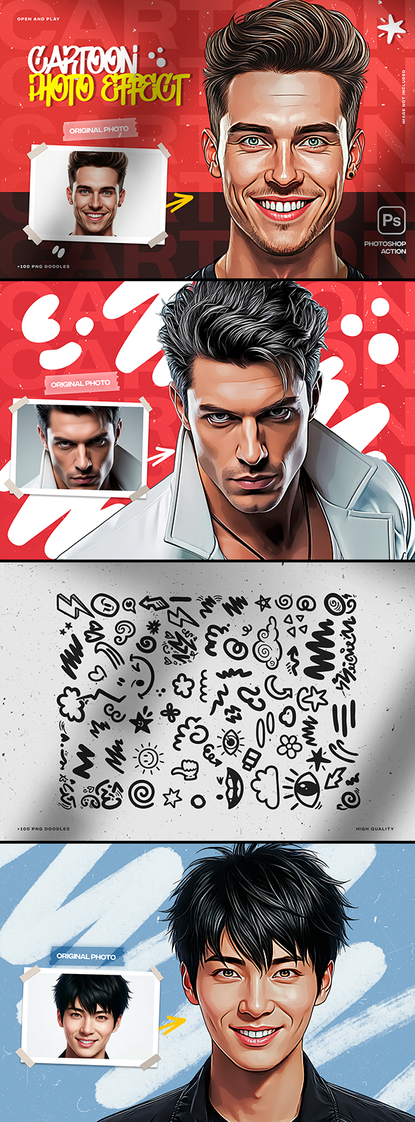 Cartoon Effect Photoshop Action