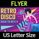Retro Disco Flyer Template 