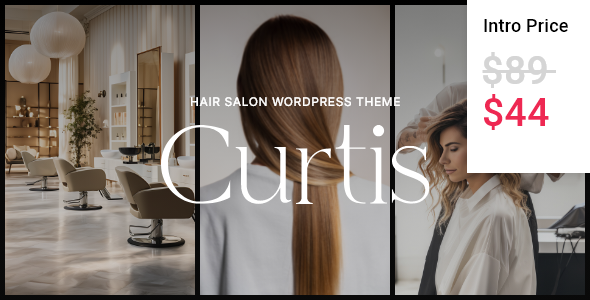 Curtis – Hair Salon WordPress Theme