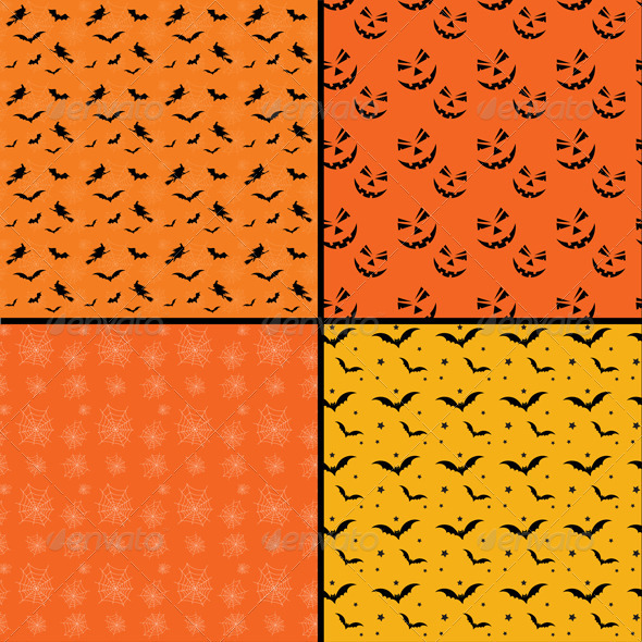 Seamless tile Halloween backgrounds - Halloween Seasons/Holidays