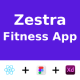 Fitness & Meditation, Yoga App ANDROID + IOS + FIGMA + XD + Sketch | UI Kit | ReactNative | Zestra 
