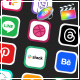 Animated Social Media Icons II | FCPX - VideoHive Item for Sale