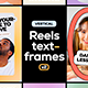 Vertical Reels Text Frames 2 - VideoHive Item for Sale