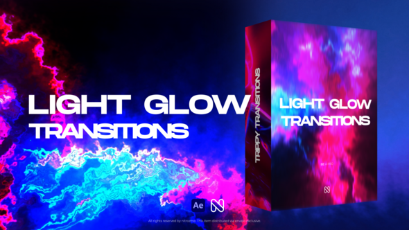Light Glow Transitions Elements template preview