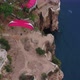 Paragliding Over Sea And Rocks Aerial Top View  - VideoHive Item for Sale