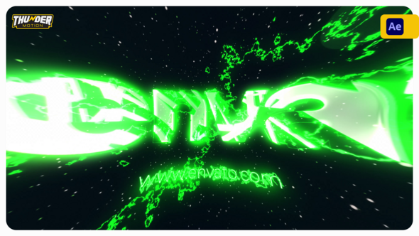 Electric Impact Logo Reveal Logo Stings template preview