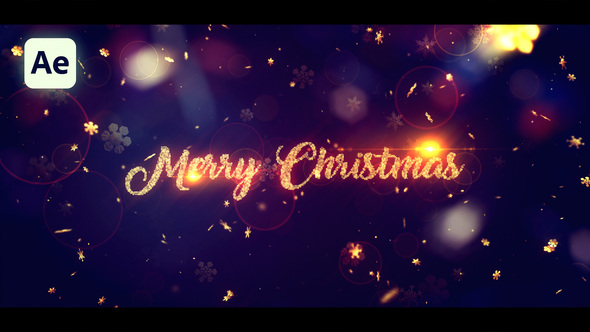 Christmas Greetings Openers template preview