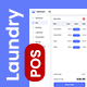 Laundry POS | Online Laundry Service POS Web | Figma | DeliWash POS 