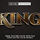 King Metal Text - Editable Text Effect 