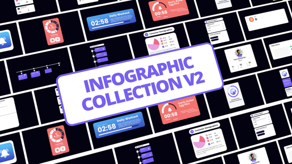 Infographic Collection After Effect Logo Stings template preview