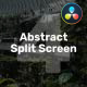 Abstract Split Screen - 4 Frames for DaVinci Resolve - VideoHive Item for Sale