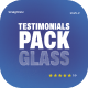 Testimonials Pack Glass - VideoHive Item for Sale