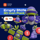 Empty State 3D Icon Pack 