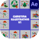 Christmas Illustration After Effect - VideoHive Item for Sale