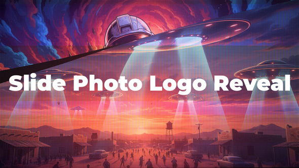 Slide Photo Logo Reveal Logo Stings template preview