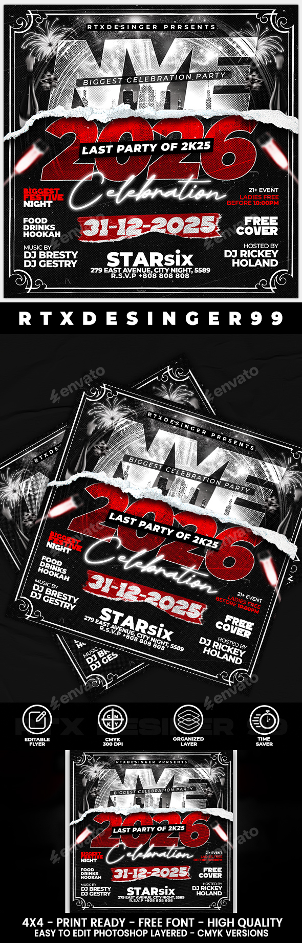 New Year Party Flyer