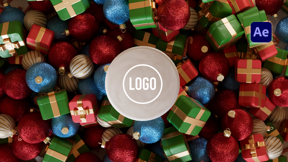 Christmas Orbit Logo Logo Stings template preview