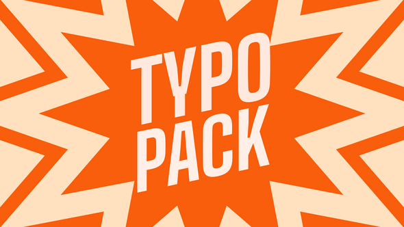 Creative Typography Pack | After Effects Titles template preview