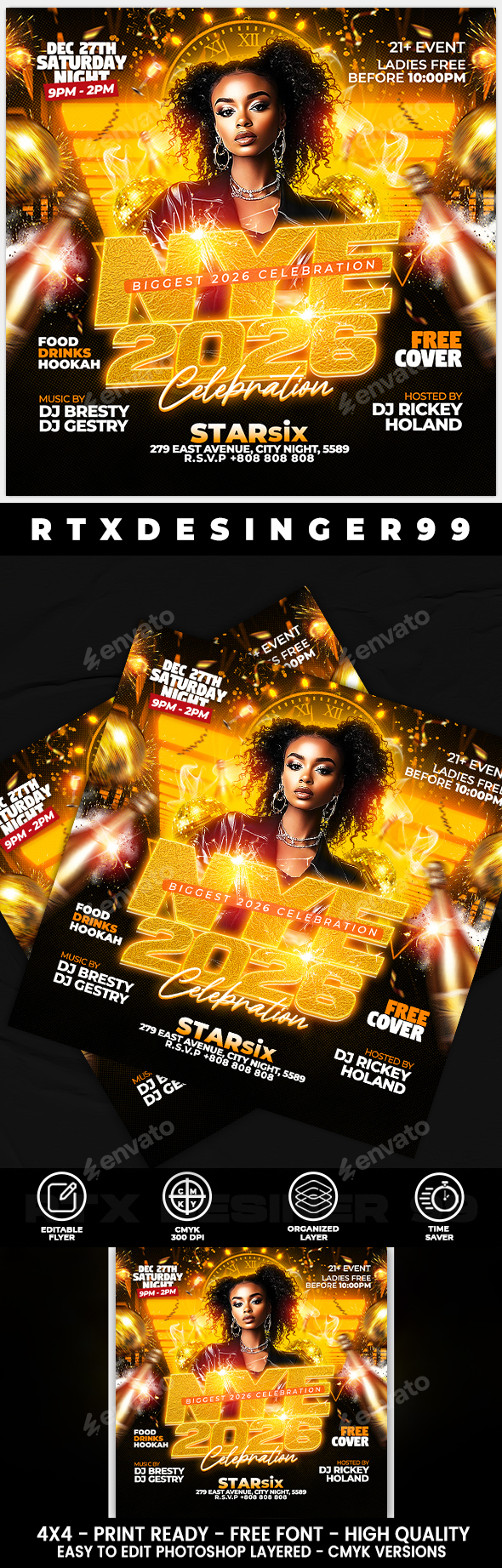 New Year Party Flyer