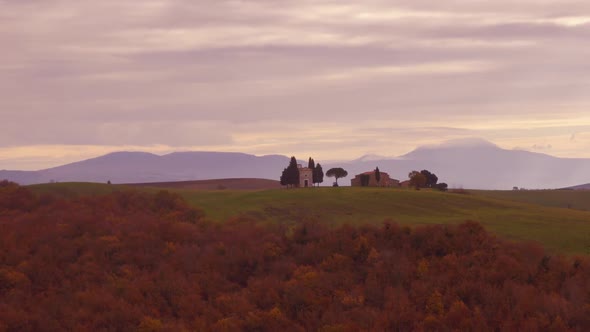 Tuscany Landscape in Autumn