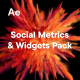 Social Metrics &amp; Widgets Pack - VideoHive Item for Sale