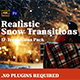 17 Realistic Snow Transition | MOGRT - VideoHive Item for Sale