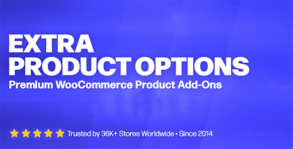 Extra Product Options & Add-Ons for WooCommerce