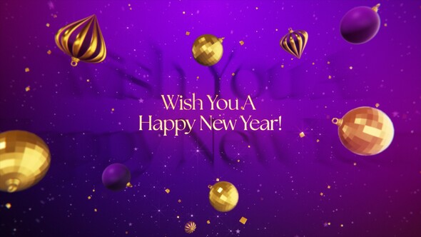 The New Year Wishes Openers template preview
