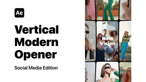 Vertical Modern Opener Openers template preview