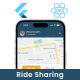 GoPoolar – Carpooling & Ride Sharing App | Car & Bike Pool | Flutter & React Native Expo 
