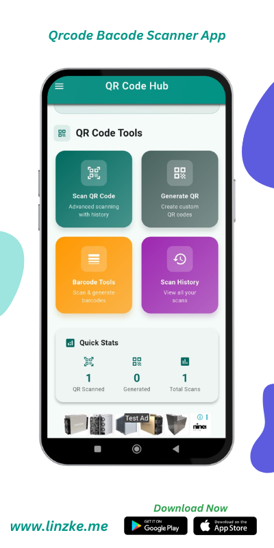 QR Code & Barcode App – Linzke