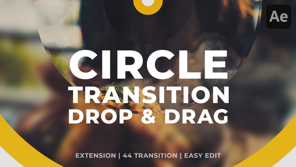 Clean Circle Transition Elements template preview