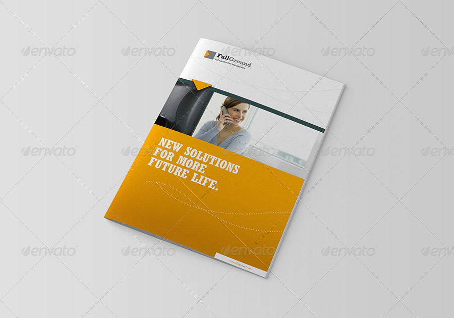 Corporate Report // Din A4 // Bi-Fold by egotype | GraphicRiver