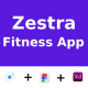 Fitness & Meditation, Yoga App ANDROID + IOS + FIGMA + XD + Sketch | UI Kit | Ionic | Zestra 