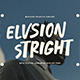 Elvsion Stright Bold Playful Handmade Display Font